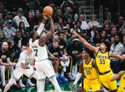 极速比分- 塔图姆场均出手次数 